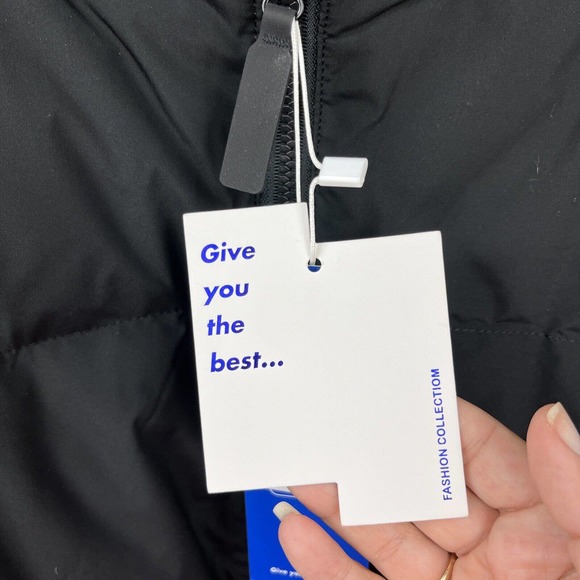 IGYWQ Mens Black Winter Down Jacket Ski Winter Warm Lightweight Packable Size XL - Picture 6 of 16